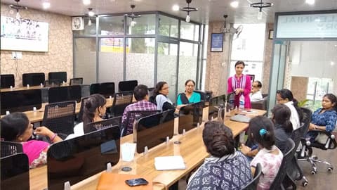 A session running on the open floor